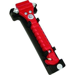 LifeHammer Profi - Veiligheidshamer voor Noodgevallen - Inclusief Gordelsnijder en Glasbreker, Compact en Betrouwbaar