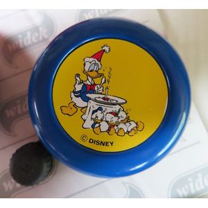 Widek - Fietsbel - Donald Duck met family - Blauw - 55 mm