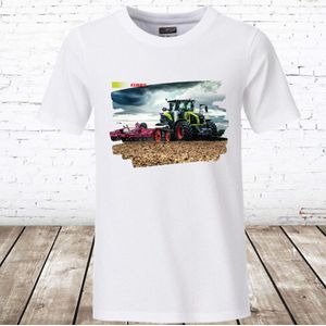 Trekker shirt Claas wit -James & Nicholson-158/164-t-shirts jongens