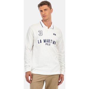 La Martina Poloshirt Langarmshirt mit Polokragen