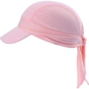 Bastix - bandana cap met klep, ademende, sneldrogende piratencap, UV-bescherming, verstelbare bikerdoek