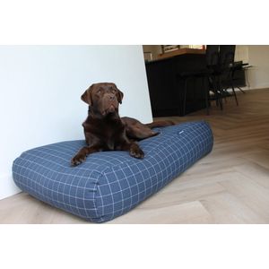 Dog's Companion - Hondenkussen / Hondenbed Manhattan mid blue - XL - 140x95cm