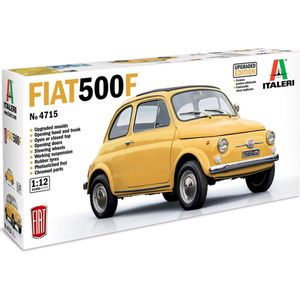 1:12 Italeri 4715 FIAT 500 F - Auto - Upgraded edition Plastic Modelbouwpakket