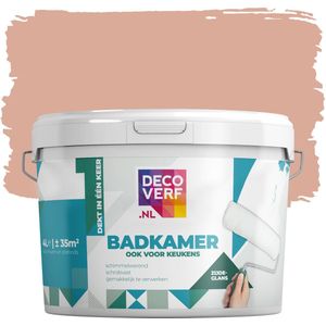 Decoverf badkamer verf perzik, 4L
