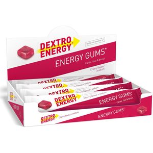 Dextro Energy Energy Gums Kers - Voordeelverpakking - 8 x 3 Stuks