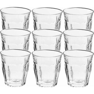 12x koffie/espresso glazen Picardie transparant 160 ml - Whiskey glazen  van glas 160 ml