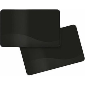 Zebra CARD,FOOD SAFE PVC,30 MIL,BLAC