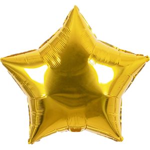 Folie ballon Ster Goud Helium Ballonnen Verjaardag Versiering Kerst Huwelijk Ster Ballon Gouden Decoratie - 1 Stuk