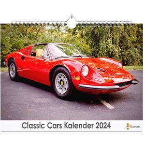 Huurdies - Classic Cars Kalender - Jaarkalender 2024 - 35x24 - 300gms