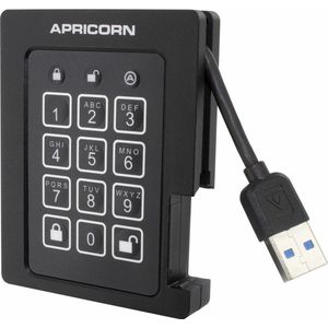 Apricorn Padlock - FIPS validated, 240GB SSD USB 3.0