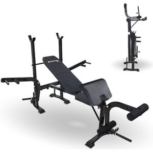 Multifunctionele Fitnessbank - Verstelbaar, Opvouwbaar, Ideaal voor Krachtoefeningen Thuis