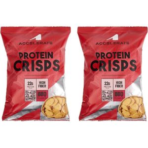 High Proteïne chips - BBQ smaak - High fiber - 22 G - Set van 2 - Crisps