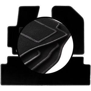 Complete set veloursmatten voor: Kia Soul II minivan (2013-)