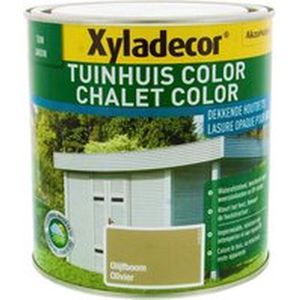 Xyladecor Tuinhuis Color - Houtbeits - Olijfboom - Mat - 1L