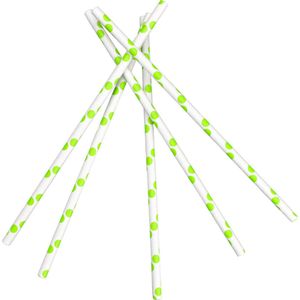 Rietjes - Papier (FSC®) - Green Dots - 200mm