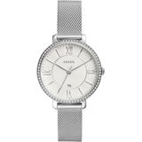 Fossil Jacqueline ES4627 Dameshorloge 36 mm - Zilverkleurig