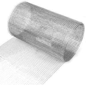 Allecto Plus - Fijnmazig Draadgaas voor Verhoogde Bloembedden - RVS Gaas 31 cm x 3 m voor Konijnen en Woelmuizen