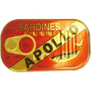 Apollo Sardines in plantaardige olie 125 g