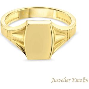 Juwelier Emo - 14 Karaat Gouden Kinderring jongens - KIDS - MAAT 16.00