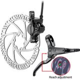 Hydraulische schijfremset Tektro HD-M285 rechts met 1800 mm leiding - zonder remschijf - zwart