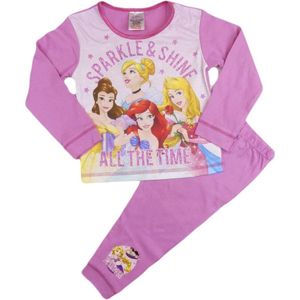 Princess pyjama - maat 92 - Disney Prinsessen pyama - roze