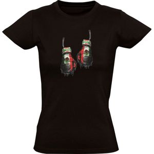 Mexico Boks Handschoen Dames T-shirt | Mexicaans | Boksen | Shirt