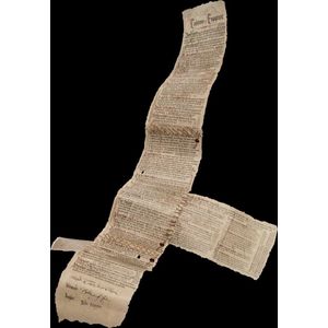 WETA Workshop The Hobbit Mini Replica The Burglar Contract of Bilbo Baggins Replica: down-scaled