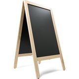 Krijtstoepbord Maple 75 x 135 cm dennenhouten omlijsting - dubbelzijdig reclamebord