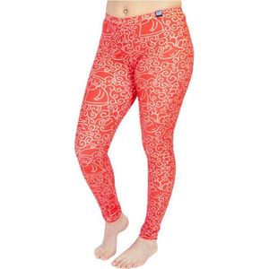 ZUMPREMA Foute kerst legging - Rood Santa claus