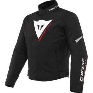 Dainese Veloce D-Dry Jacket Black White Lava Red 52 - Maat - Jas