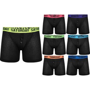 7 Days mannen boxershort Designer Weekdays katoenen ondergoed 7st/verpakking