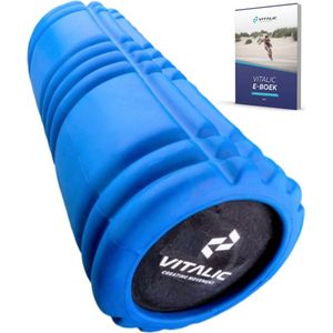 MASSIEVE Foam Roller set incl 4 weken durend ONLINE trainingsschema - voor Rug, Nek en Lichaam massage roller - Trigger point foamrollers | Vitalic