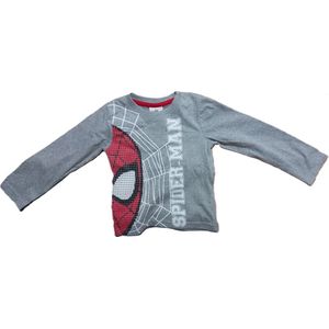 Spiderman shirt - T-shirt - lange mouwen - grijs - maat 98 - 3 jaar