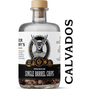 Deer Jimmy's Make Your Own Calvados - Franse Calvados ex-Bourbon Cask - Rijp je eigen drank met houtsnippers van een gebruikt whisky vat