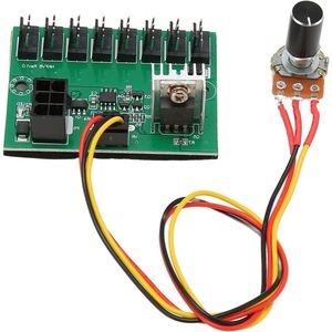 Fan Hub - 8 Way PWM PC Fan Controller - 300 Mm Kabel - 2 Pin 3 Pin 4 Pin PC Fan - Desktop Computer Cooler Case Fans .