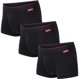 Undiemeister Trunks multipack - Korte Boxershort heren - Ondergoed - Gemaakt van Mellowood - Onderbroek mannen - Boxer briefs - Volcano Ash (Zwart) - 3-Pack - XL