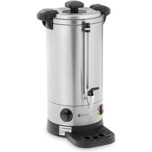 Royal Catering waterkoker - 9 L - 1500 W - Lekbak - Zilver