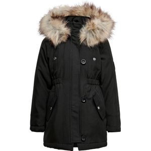 Kids Only Jas Kogiris Fur Parka Otw Noos 15245678 Black Dames Maat - 122