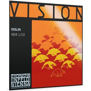 Thomastik Infeld VI-04-10 violin string G-4 1/10, synthetic core,silver wound