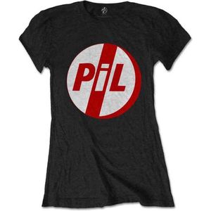Pil Public Image Ltd - Logo Dames T-shirt - S - Zwart