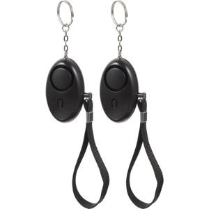 Estacks senioren alarm - 2 stuks - 140 dB - persoonlijk alarm - Incl. Batterij - zelfverdediging - alarm sleutelhanger -Persoonlijke beveiliging - met zaklamp - zelfverdediging producten -