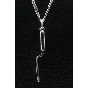 Zilveren Voegspijker ketting hanger