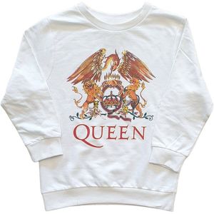 Queen - Classic Crest Sweater/trui kids - Kids tm 6 jaar - Wit