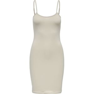 ONLY dames singlet dress live love beige