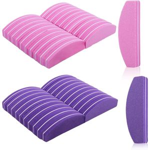 Buffer voor nagels - Dubbelzijdige nagelvijl - 42 stuks - Paars/Roze