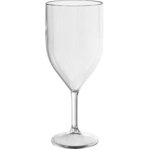 Duni Wijnglas Any Day - chique - onbreekbaar kunststof - 230 ml - vaatwasser bestendig - plastic wijnglazen