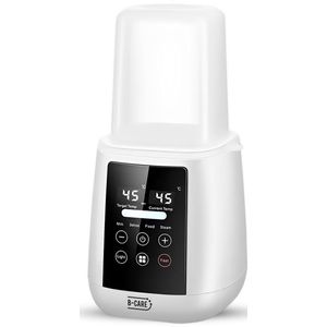 B-care Digitale Flessenwarmer - 7 In 1 - Flesverwarmer - Snel Opwarmen - Steriliseren Met Stoomkap - Warm Houden En Ontdooien - Geschikt Voor Alle Flesjes