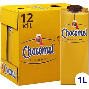 Chocomel Chocolademelk Vol Houdbaar - 12 x 1 liter - Voordeelverpakking