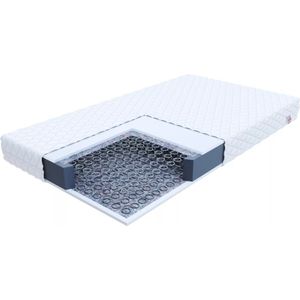 FDM® PESARO Matras 90x200 cm - Bonell Eenpersoons Matrassen - Hoogte 15cm H3 - Dubbelzijdig - Bestand tegen schimmels en andere allergenen dankzij een goede luchtdoorlaatbaarheid - Ademende