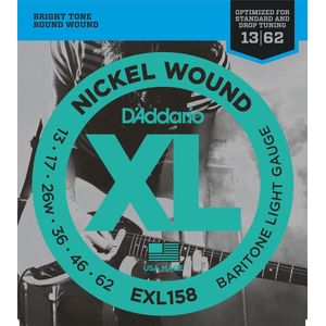 D'Addario E-Git.snaren EXL158 13-62 nikkel omwonden - Snaren